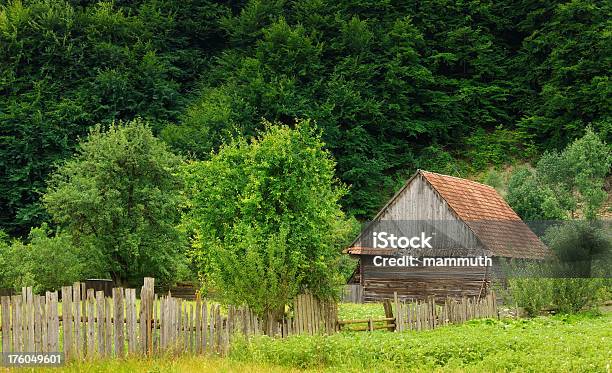 Granja De Madera En El Bosque Foto de stock y más banco de imágenes de Agricultura - Agricultura, Aire libre, Ajardinado