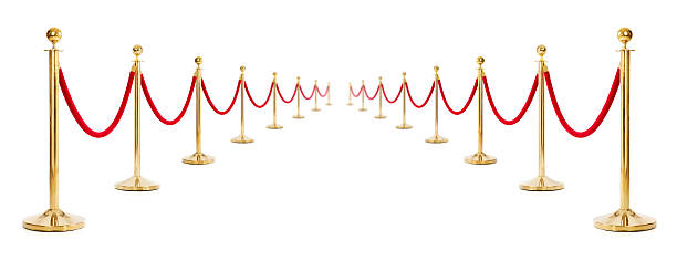 istock Velvet ropes isolated 176049924