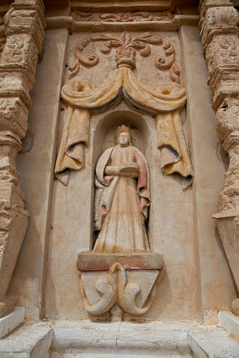 Statue at the Mission San Xavier del Bac