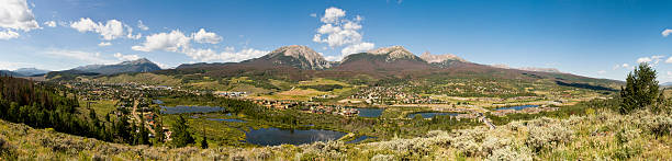 Panorama of Silverthorne, Colorado