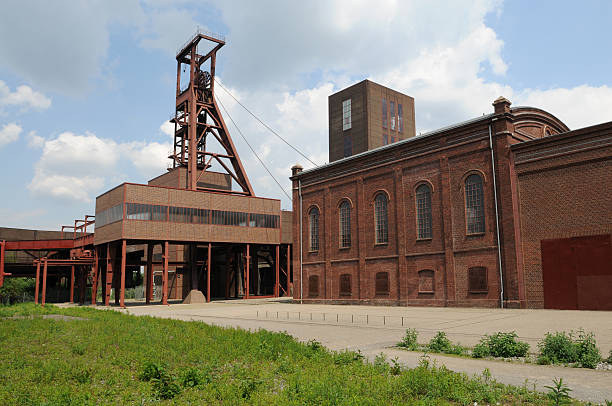 Old Pithead, Zollverein stock photo