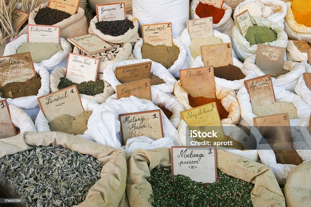 Mercado de ervas - Foto de stock de Anis royalty-free