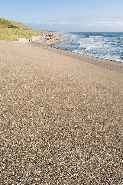 Beach of Camperduin stock photo