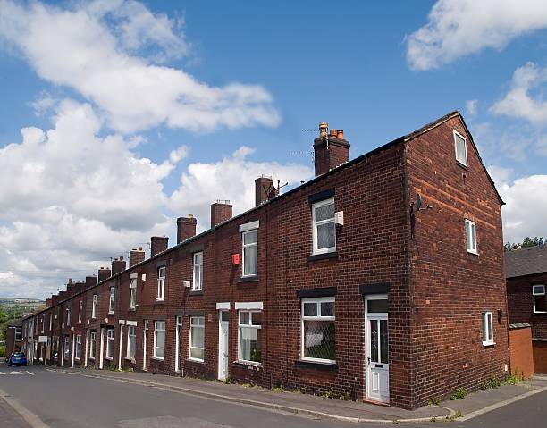 istock Terraced houses on a Lancashire town hill 176052359