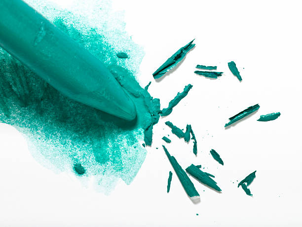 istock Green water color crayon 176052526