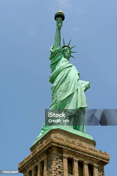 Statue Of Liberty In New York Stock Photo - Download Image Now - Adult, American Culture, Arts Culture and Entertainment