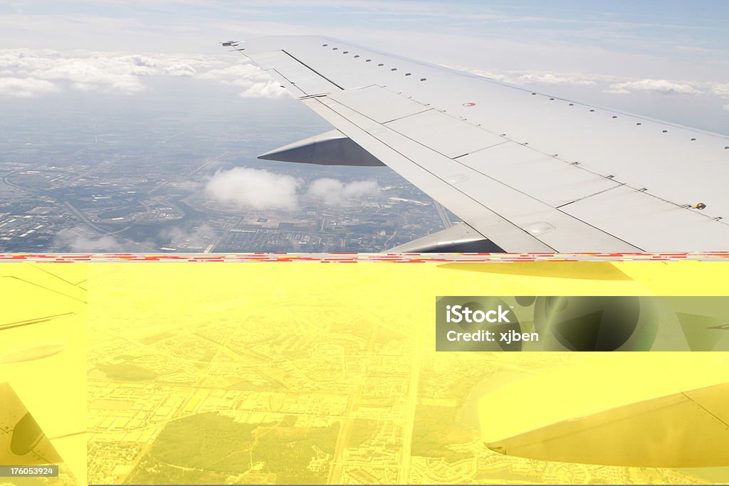 Asa de aeronave - Foto de stock de Acima royalty-free