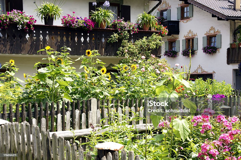 Vue sur un jardin en Bavière - Photo de Allemagne libre de droits