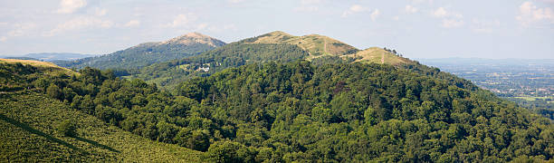 Malvern Hills in Summer stock photo