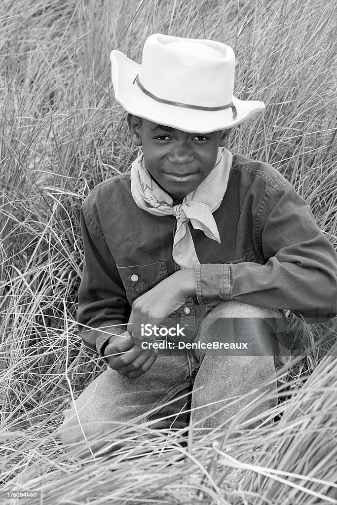 Buffalo Soldier young handsome cowboy Cowboy Stock Photo
