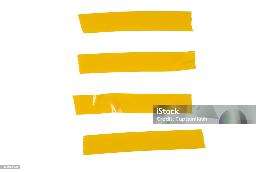 Fita Amarela - Foto de stock de Amarelo royalty-free
