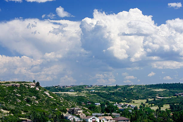 Castle Rock Views from Castle Rock park in Castle Rock Colorado Castle Rock stock pictures, royalty-free photos & images