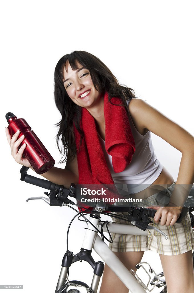 Ciclista garota - Foto de stock de 20-24 Anos royalty-free