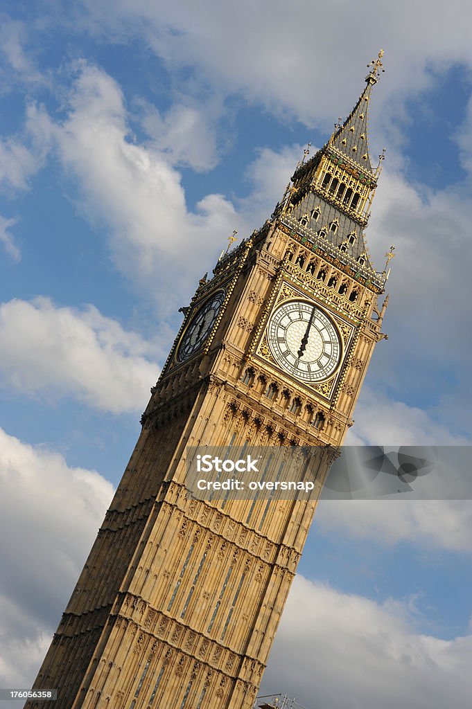 Torre do relógio - Foto de stock de 6 horas royalty-free