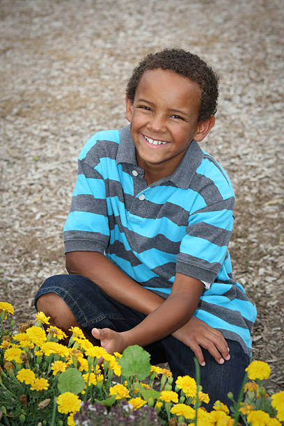 istock Young boy in the garden 176056434