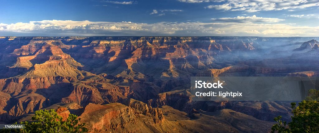 Grand Canyon panoramic view into the Grand CanyonPlease see some similar pictures here: Grand Canyon Stock Photo