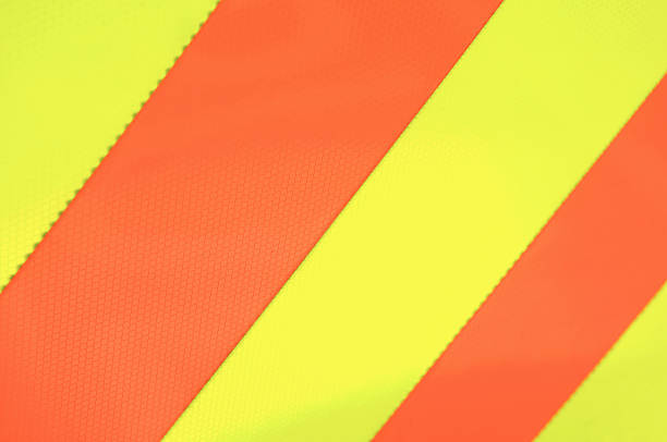 istock Bright Textured Yellow and Orange Stripe Background 176056588