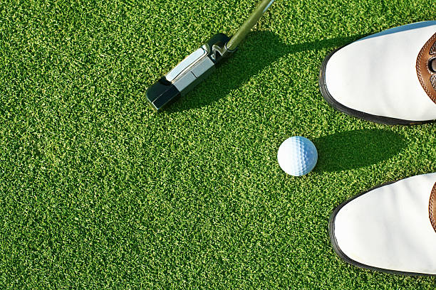 istock Golfer taking a shot of the ball 176057155