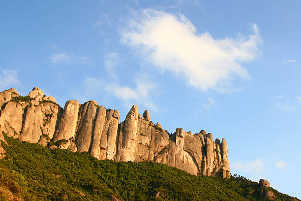 istock The conglomerate cliffs of Montserrat, Spain 176057314