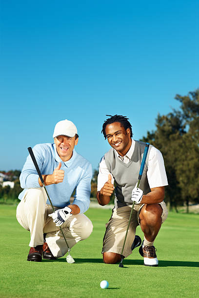 istock Professional golfers showing thumbs up 176057460