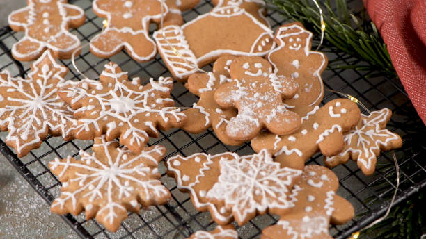 istock Christmas cookies on kitchen countertop 1760574830