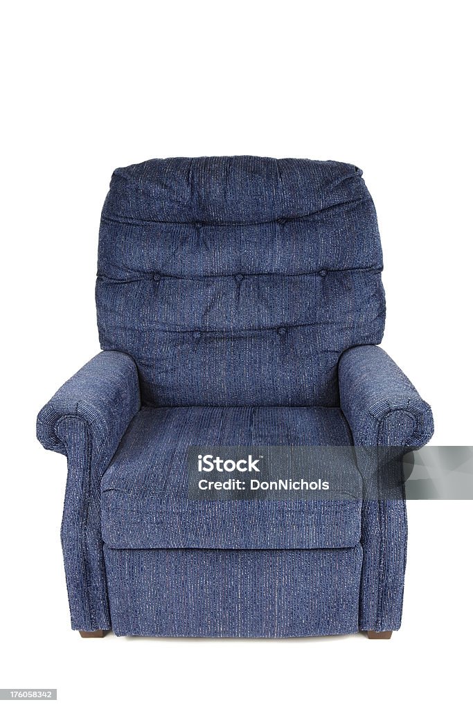 Bleu fauteuil inclinable - Photo de Ameublement libre de droits