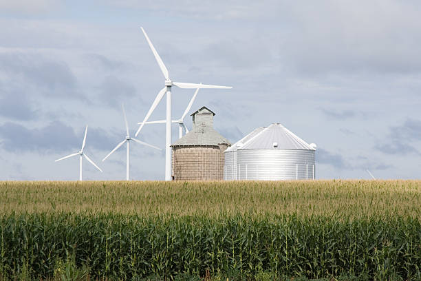 modern agriculture stock photo