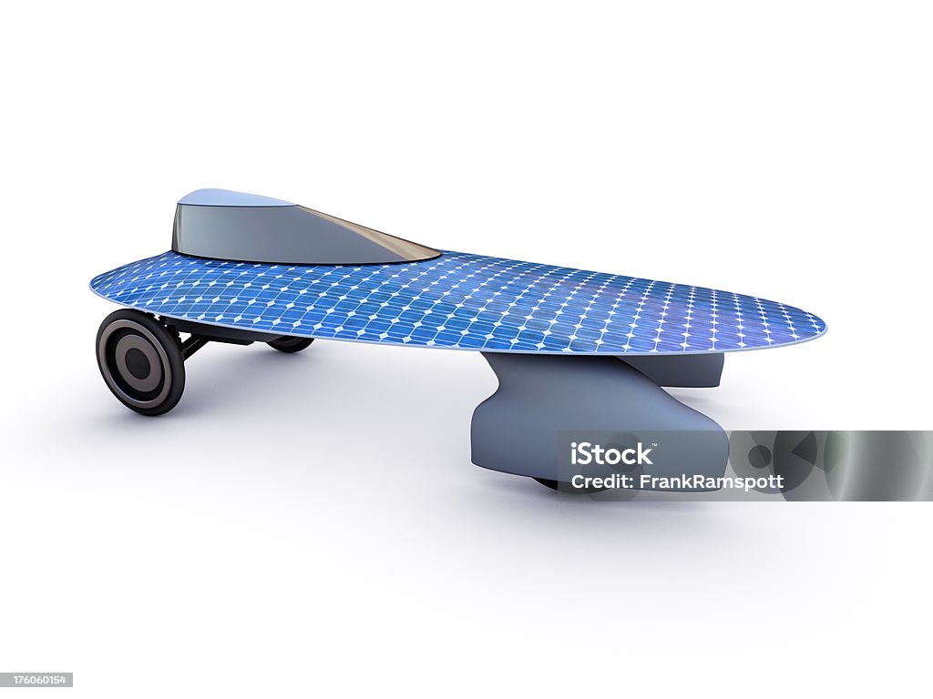 Concepto de energía Solar de vista lateral - Foto de stock de Aerodinámico libre de derechos