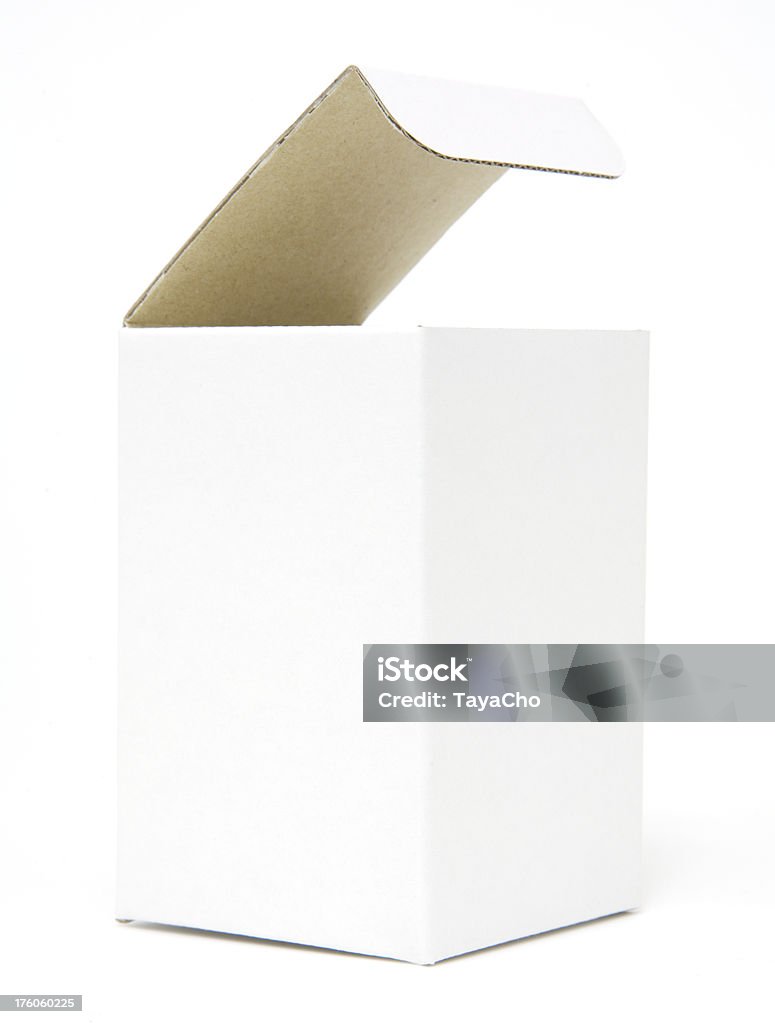 인명별 판지 상자 뚜껑을 엽니다 - 로열티 프리 상자 스톡 사진