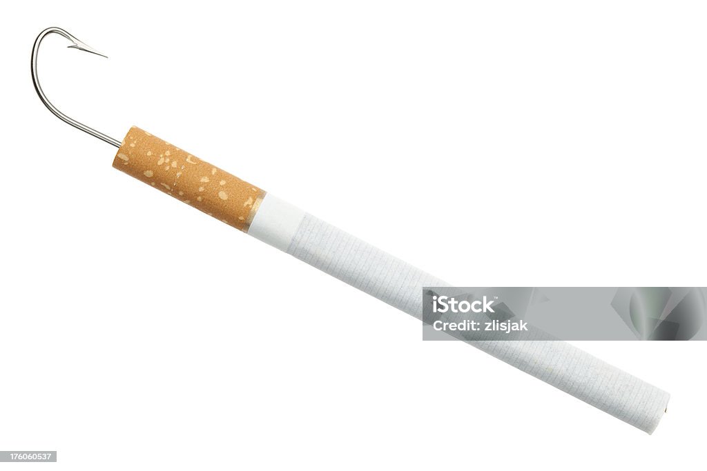 Gancho en los cigarrillos/Adicción - Foto de stock de Acorralado libre de derechos