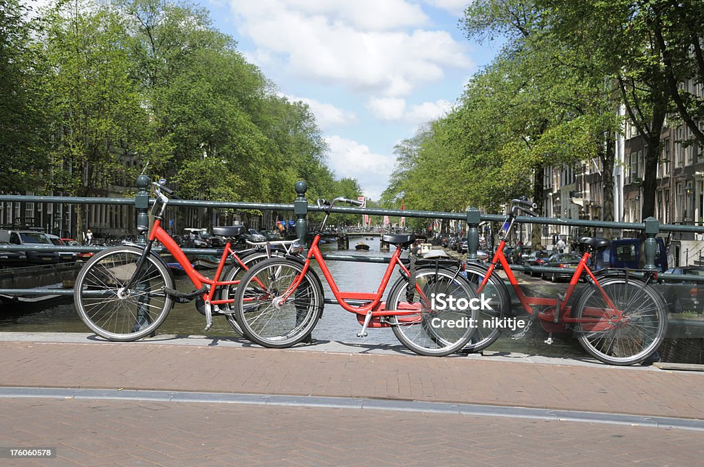 자전거 암스테르담 - 로열티 프리 0명 스톡 사진
