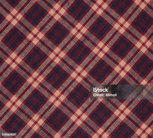 Plaid Cotton Fabric Stock Photo - Download Image Now - Plaid, Textured, 19th Century Style