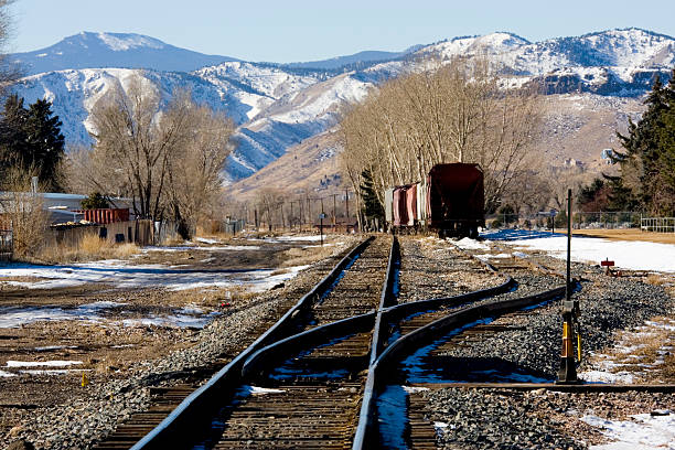 istock Rocky Mountain Train Cars 176061222