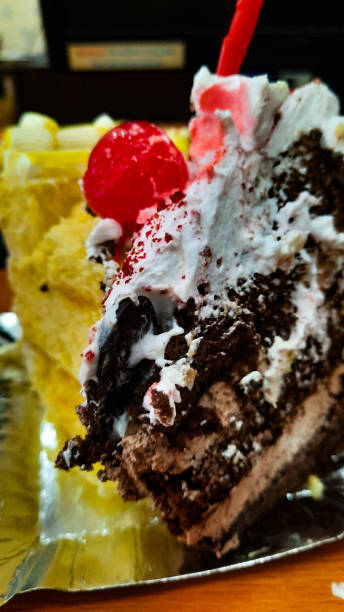 Birthday cake slices