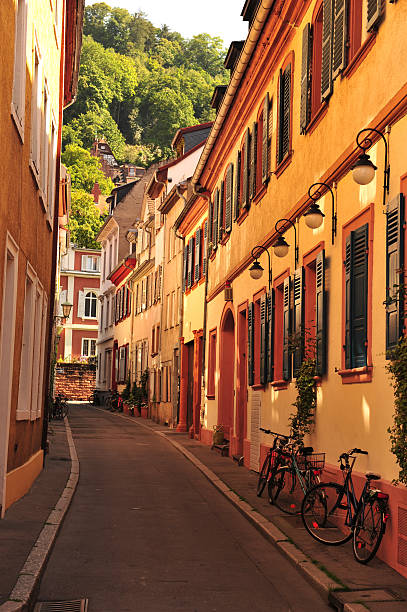 istock Pretty shady backstreet in Heidelberg, Germany 176061570