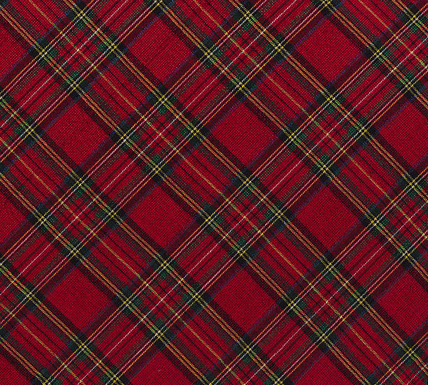 Christmas plaid fabric This high resolution Christmas inspired stock photo is ideal for Christmas cards, party invitations, prints, websites and many other holiday style art image uses!  plaid stock pictures, royalty-free photos & images