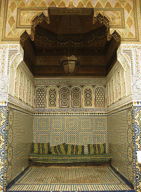 Marrakech Museum - Seating Niche stock photo
