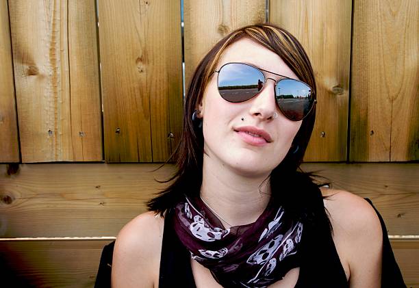istock Pretty Girl and a Fence 176061726