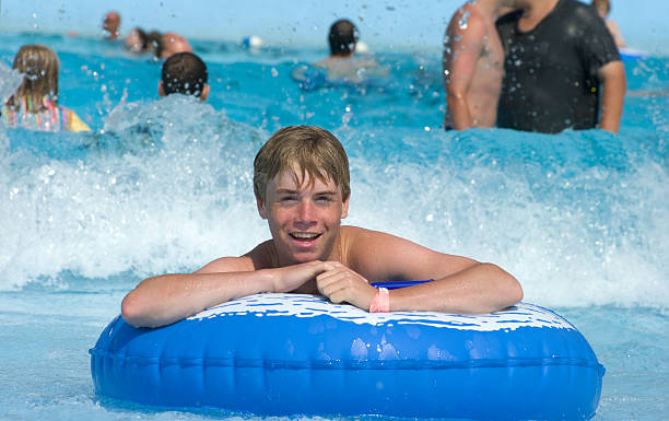 istock Water Tube at Wave Pool 176062573