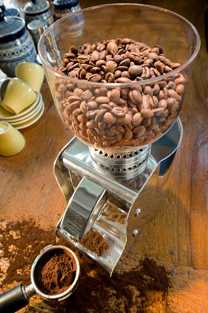 Modern Coffee Grinder stock photo