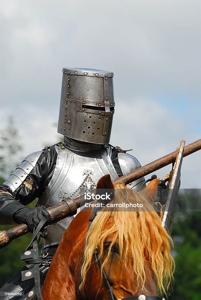 Chevalier médiéval à cheval - Photo de Antiquités libre de droits