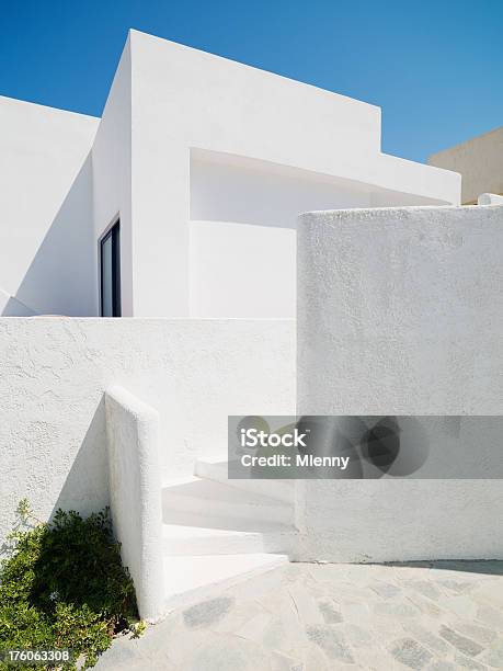 Bungalow Griechenland Moderne Griechische Architektur Stockfoto und mehr Bilder von Außenaufnahme von Gebäuden