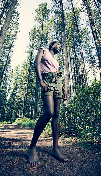 istock Young Woman in Forest 176063453