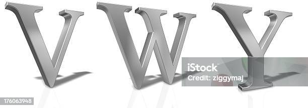 3d Letters Set Stock Photo - Download Image Now - Alphabet, Cut Out, Group Of Objects