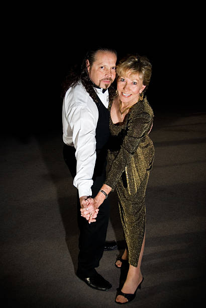 istock Happy mature couple dancing on a dance floor 176064151
