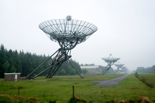 The Westerbork Radio Telescopes in Holland