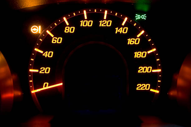 Speedometer Photo of a speedometer gyration stock pictures, royalty-free photos & images