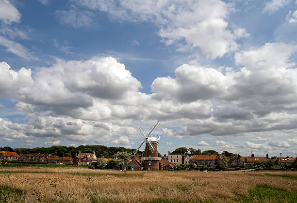 Cley next the Sea seen from the marshes. Slight HDR effect with emphasis on mill.Some images of Cley from my portfolio. Also see my Norfolk lightbox below.