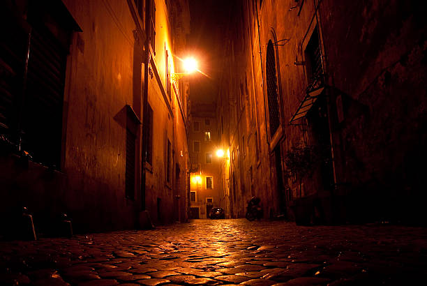 istock dark alley in roma 176065699