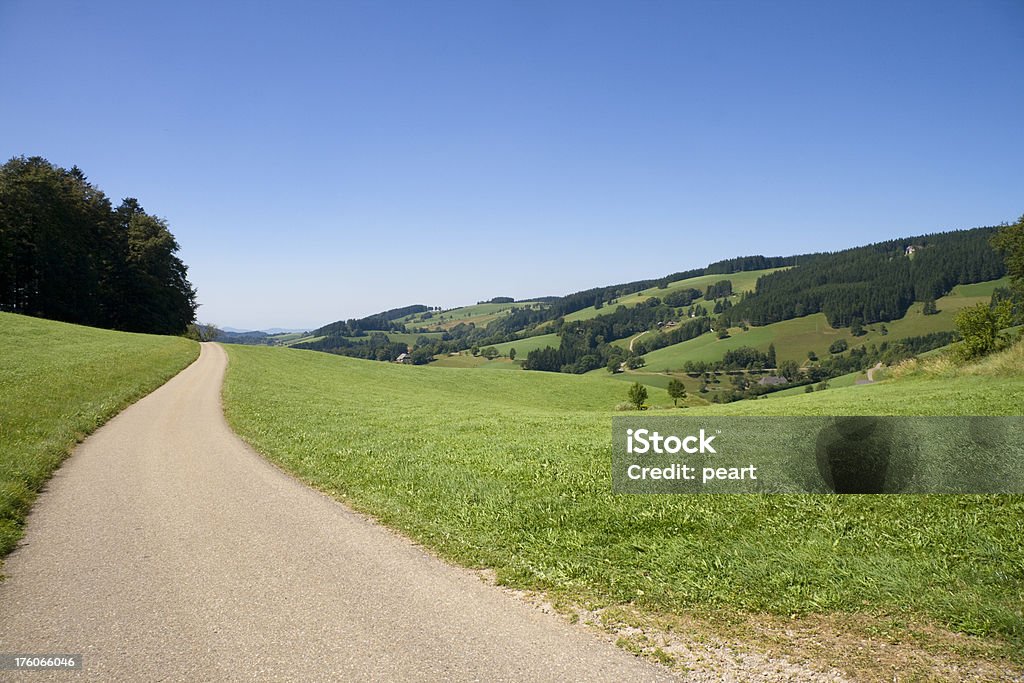 Kleine country road - Lizenzfrei Schwarzwald Stock-Foto